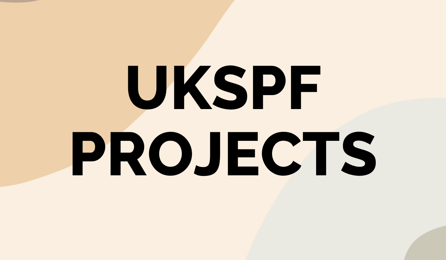 UK Shared Prosperity Fund - Projects