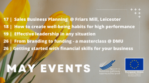 Business Gateway Growth Hub - May 2022 Events