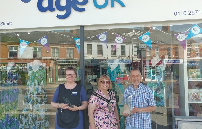 Age UK announced as Platinum Jubilee Shop Front Competition winner