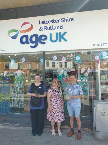 Age UK announced as Platinum Jubilee Shop Front Competition winner