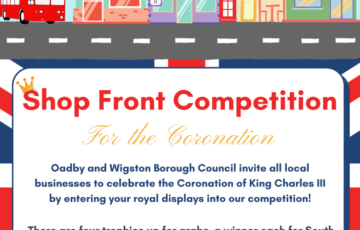Our Coronation Shop Front Competition is now open!