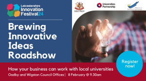 Brewing Innovative Ideas Roadshow: How your business can work with local universities